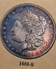 1883-S Morgan Silver Dollar 🔥 San Francisco • Rich Toning • Sharp Detail