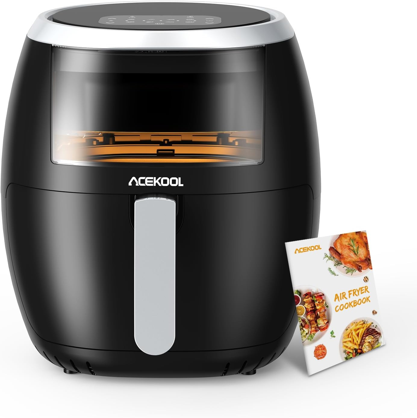 Air Fryer 8L 1800W XL Multifunzione | Design Moderno per 8 Persone