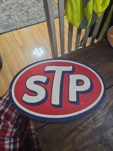 STP OIL VINTAGE STYLE METAL SIGN