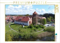 Calvendo Puzzle Old Castle In Neustadt-Glewe | 1000 Pieces, Finished Size 25.2 ×