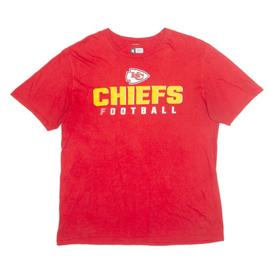 NFL Kansas Chiefs Football Herren T-Shirt Rot USA M