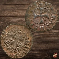Republic of Venice - Venetian Tornesello coin - Michele Steno (1400-1413) #T441