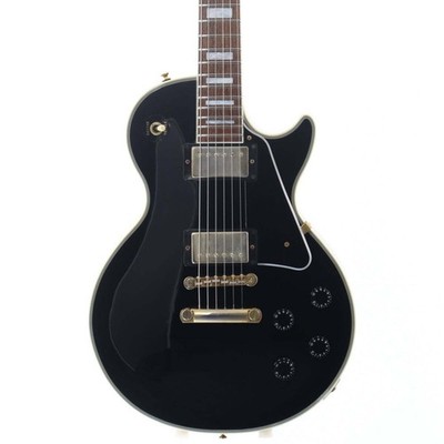 Epiphone LPC-80 Les Paul Custom Ebony 2001 MIJ Mahogany Set Neck Used