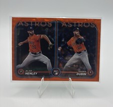 2024 Topps - Shawn Dubin, Blair Henley #US252 Orange Crackle Foilboard /299 (RC)