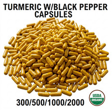 Turmeric Capsules 2600mg with Black Pepper 30...
