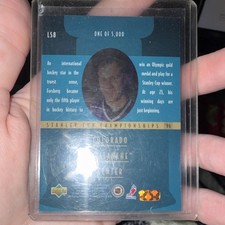 Upper Deck 1996 Lord Stanley Heroes QF  -Peter Forsberg LS8 HOF