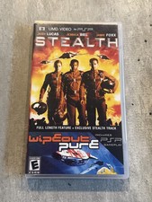 Stealth/Wipeout Pure UMD, 2005 Sony PSP Playstation Portable game movie film