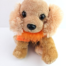 Aurora Fancy Pals Golden Retriever Dog Plush Stuffed Animal 8 inch Orange Boa