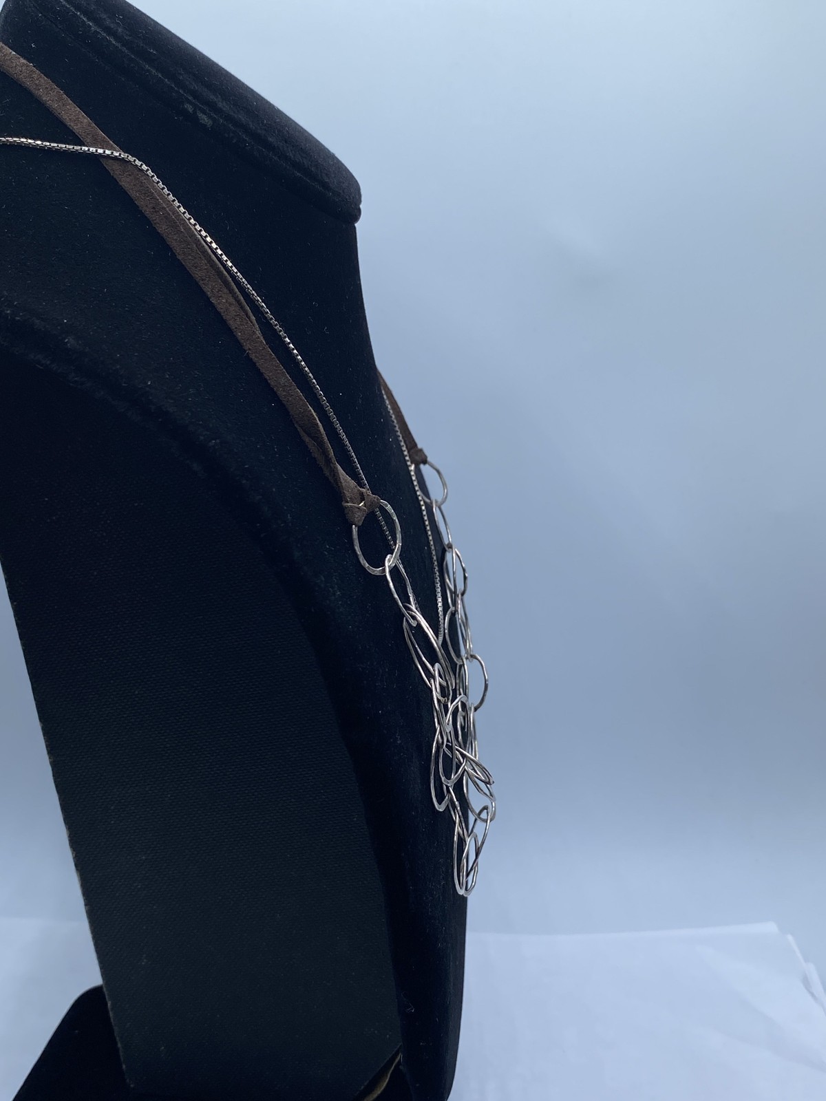 Sterling Silver Assorted Necklace Bundle 2pcs 16.… - image 3