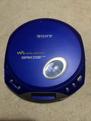 Sony Walkman ESPMax D-E350 CD-R/RW Blue Tested Works