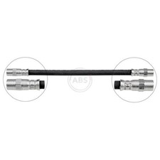2x Bremsschlauch hinten für Mercedes -8 W114 W115 S-Klasse C126 W116 | 24078009