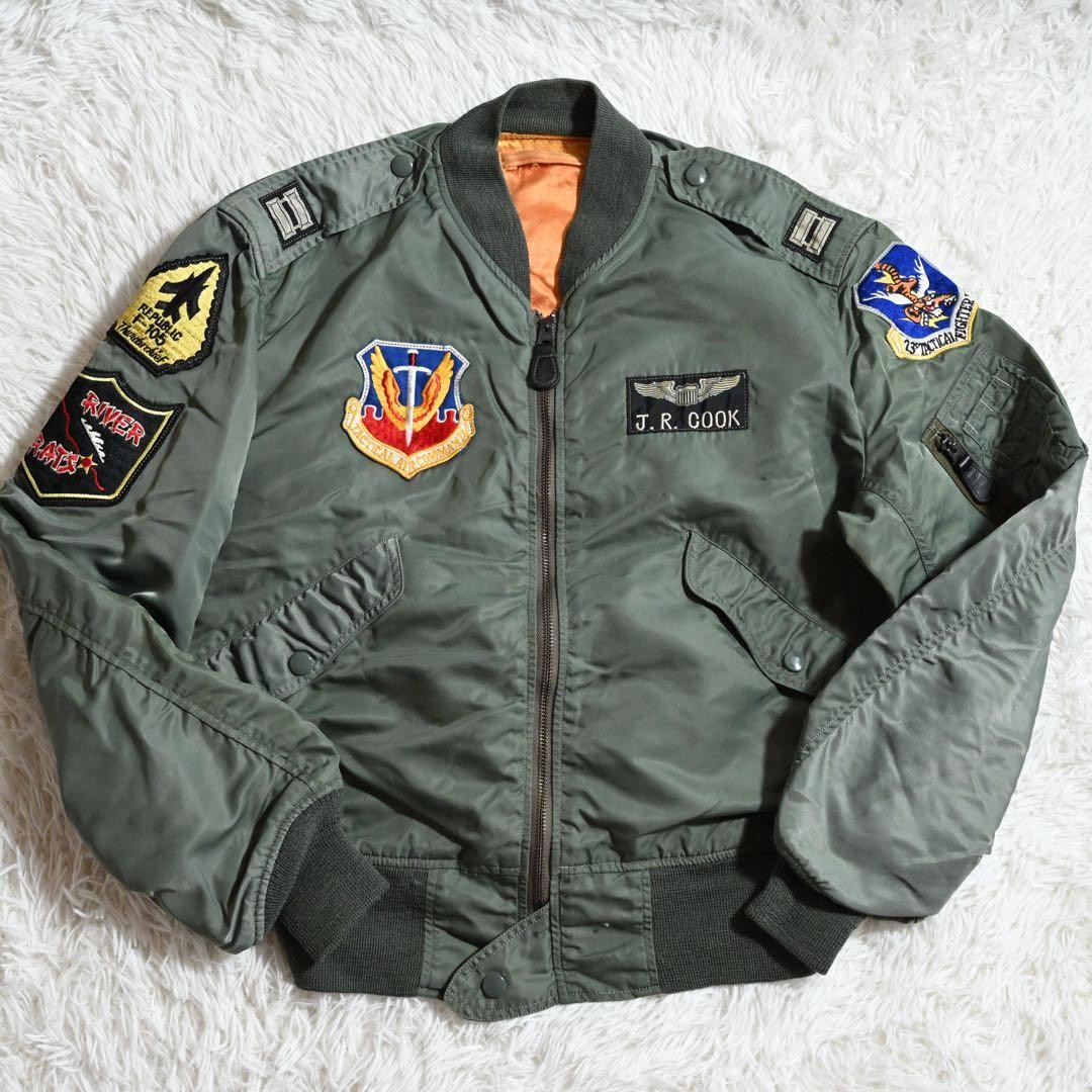 Buzz Rickson's Reversible L-2B Flight Jacket M Sa… - image 1