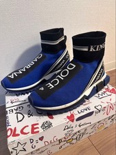 Dolce&Gabbana Men 8.5US Socks Sneakers Almost unused Luxury Casual Stylish Italy