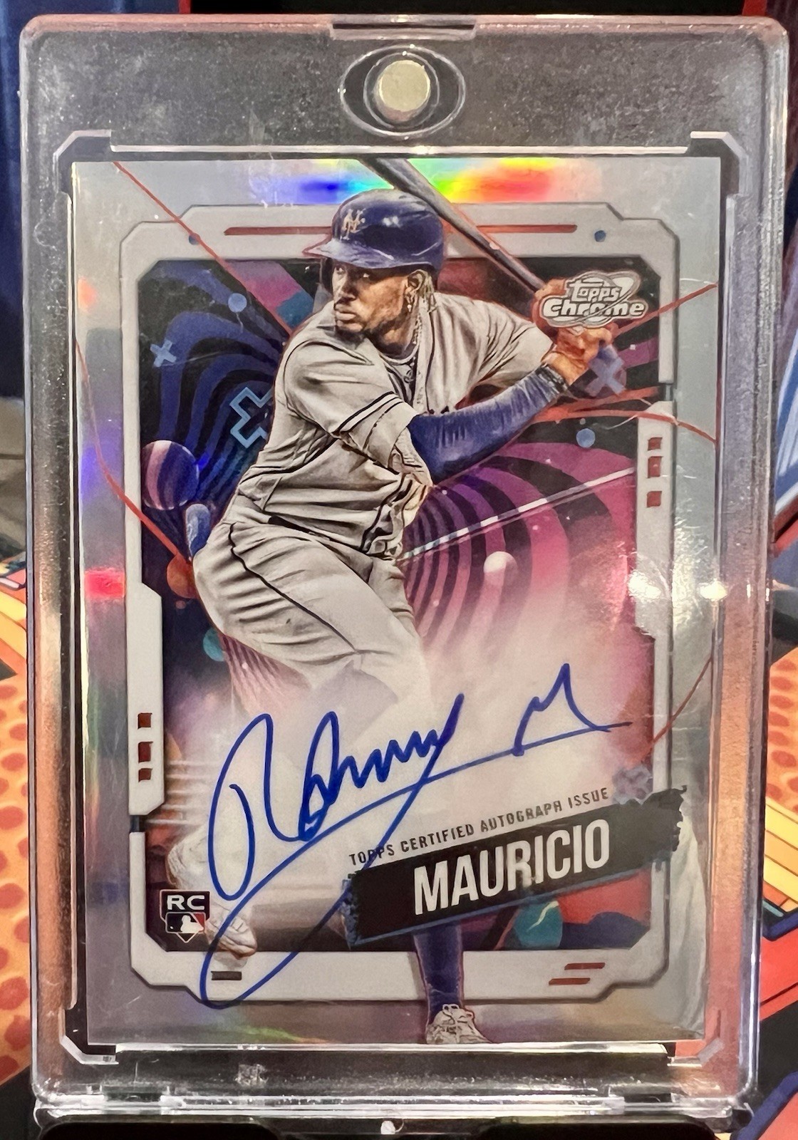 2024 Topps Cosmic Chrome Ronny Mauricio Rookie Autograph