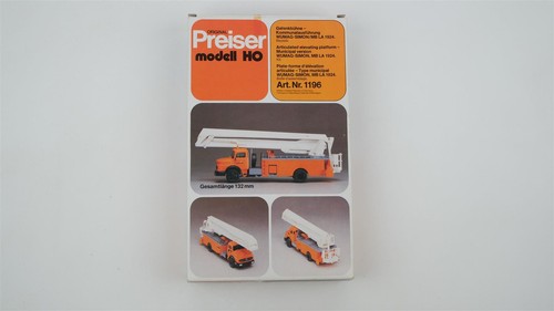 Plataforma articulada Preiser H0 1196 WUMAG-SIMON/MB LA 1924 versión municipal | Zustand: Gebraucht