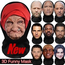 2026 NEW Halloween Mask for Cosplay Role Play Celebrity Costumes Dress Up Celebr