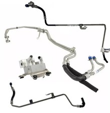 Oem New 15-20 Ford 5.0l F-150 Transmission Oil Cooler Lines W Aux Cooler Kit- 4
