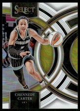 2024 Panini Select WNBA #199 Chennedy Carter White Prizms #/99