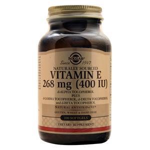 Solgar Vitamin E 268mg (400IU)  100 sgels