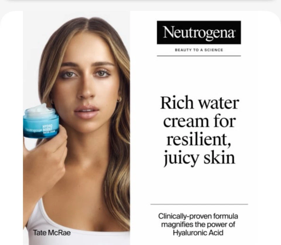 Crema hidratante facial con ácido hialurónico Neutrogena Hydro Boost 1,7 oz Foto 2 de 4