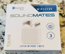 Brand New Tzumi Sound Mates V2 Wireless Stereo Earbuds Set Bluetooth 5.0