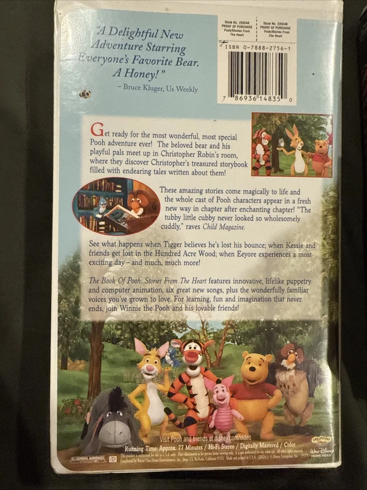 Disney's the Book of Pooh: Stories From the Heart the Tigger Movie VHS - Image 2 of 3