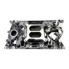 Edelbrock 2716-cp Perf Eps Manifold Chrome Plasma Finish For Small-block Chevy
