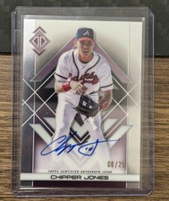2025 Topps Transcendent Chipper Jones Icons Chrome Auto #/25 Braves