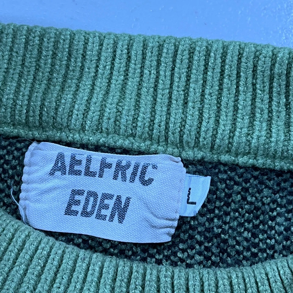 Aelfric Eden Sweater Medium Dinosaur Pullover Crewneck Knit Cute Fun Vintage - Image 3 of 4