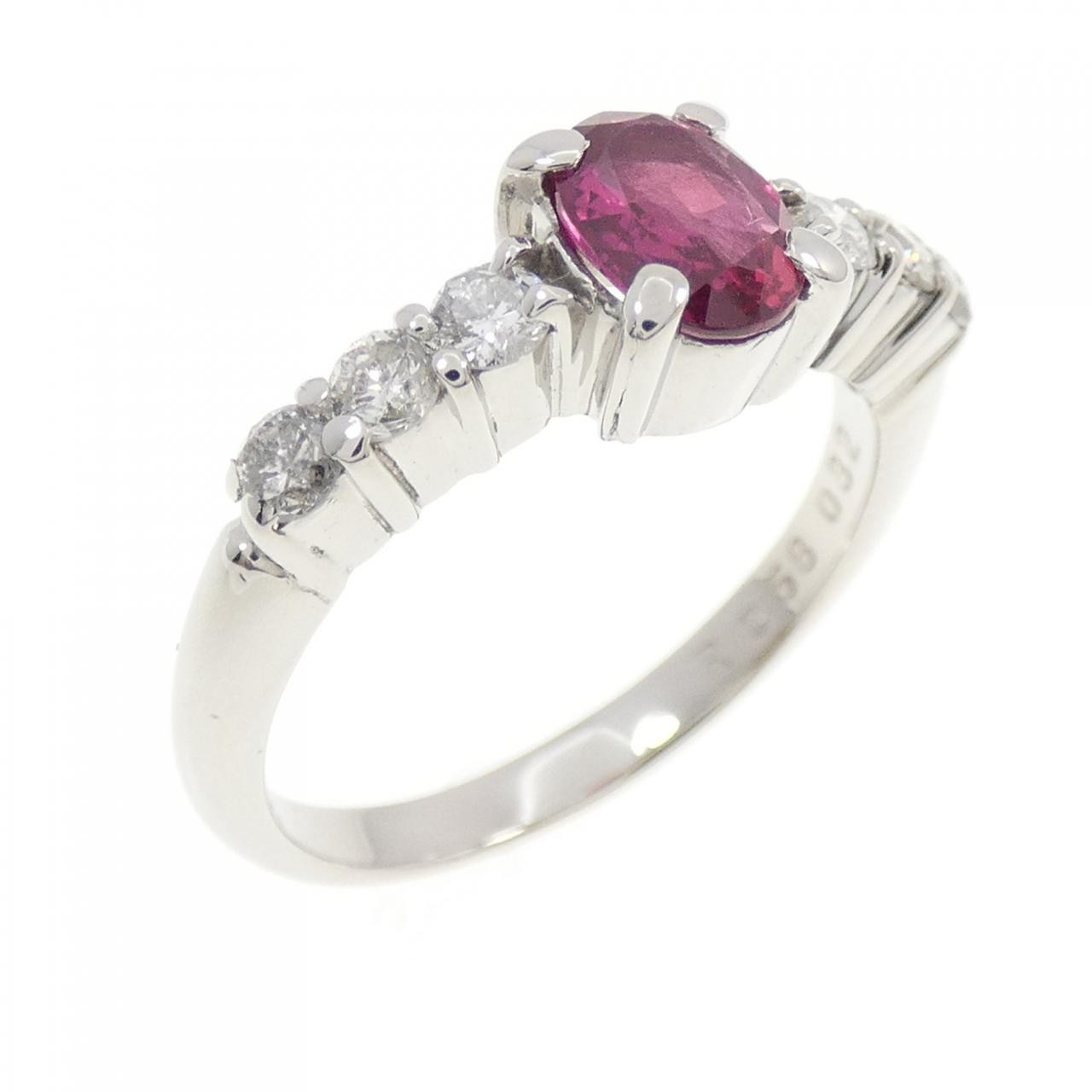 Authentic PT900 Ruby Ring 0.58CT  #260-007-681-79… - image 1
