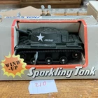 Marx Toys Sparkling Tank Wind-Up Vintage Toy HK-6911 Authentic Scale