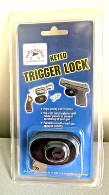 #ad NEW Personal Security Products TL01 RP Keyed Metal Trigger Lock $14.44