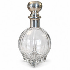 Etains du Manoir French Glass Pewter Decanter Stopper 9.5" France