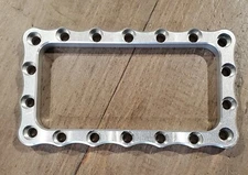 SMALL SFI Burst Panel  Clear Anodize Top Cover Intake Manifold boosted turbo