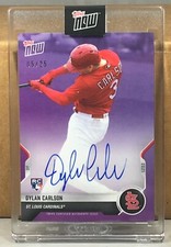 2021 TOPPS NOW Opening Day #OD-367C DYLAN CARLSON CARDINALS RC PURPLE AUTO 5/25