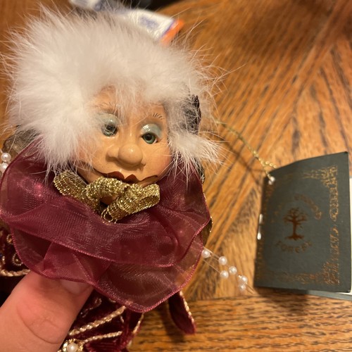 1997 Limited Ed. Tanglewood Forest Marci Wolfe Fairy Folk Ornament Signed - Picture 2 of 9