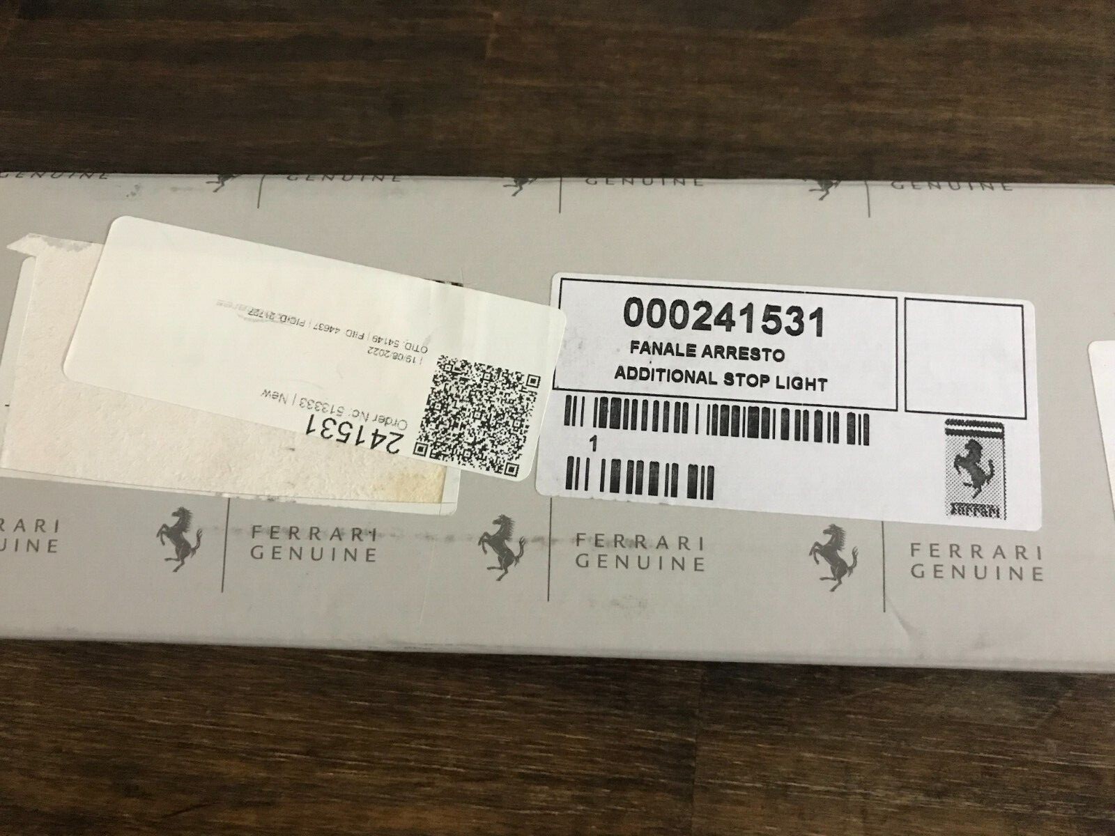 Genuine Ferrari OEM 360 430 550 575 599 Third Stop Brake Light 241531 Maserati