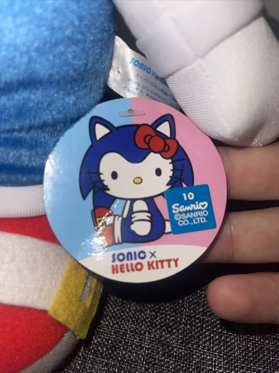 VERY RARE Sonic x Hello Kitty Super Jumbo Plush (2012) FIRST