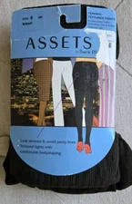 Assets by Sara Blakely Terrific Textured Tights-Bodyshaping-Brown-SZ 5