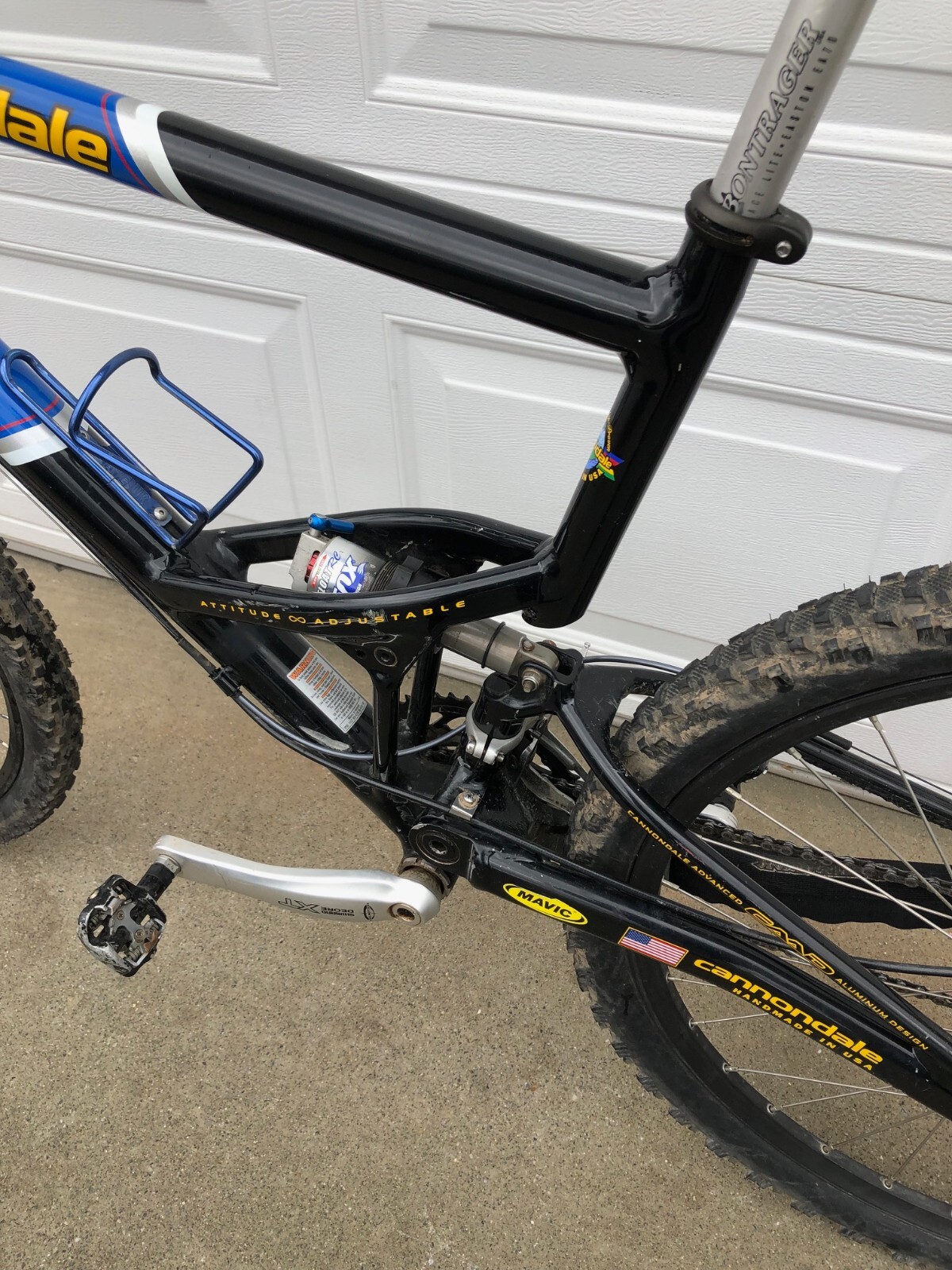 Cannondale Full Suspension Lefty Air MTB 19” Hydraulic Disc Brakes 26