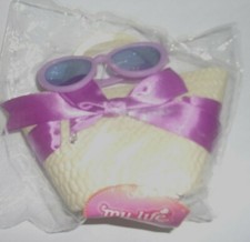 READ: MY LIFE Plastic Beach Tote Sunglasses for 18" Dolls