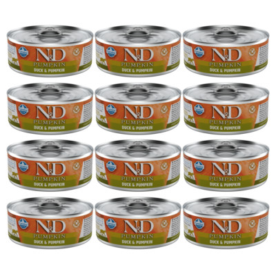 Farmina N&D Natural Feuchtfutter Katze Huhn mit Kürbis Set 12x70g