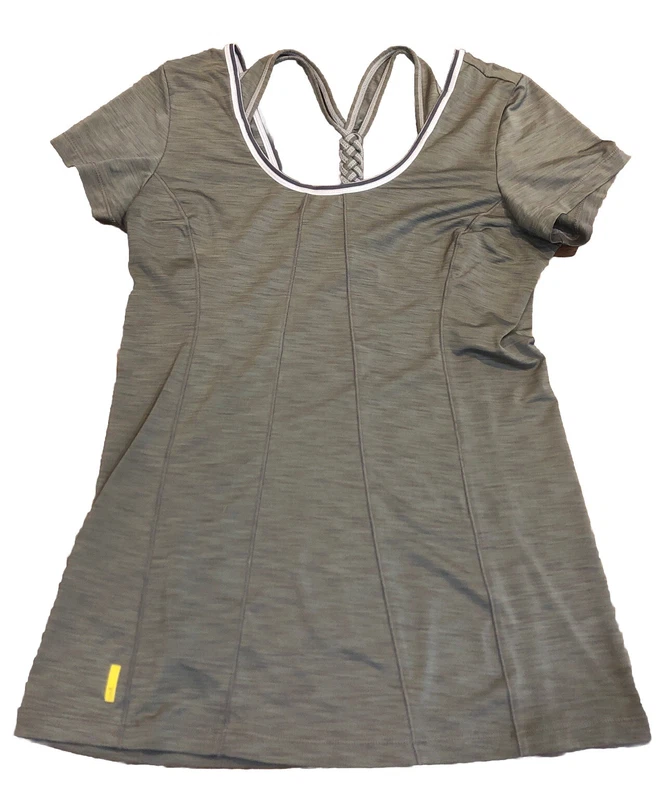 lole braided back upf 50+ wicking shirt