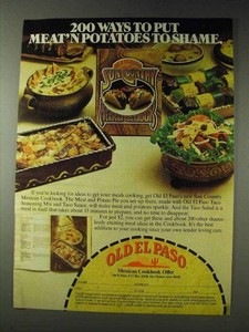1978 Old El Paso Ad - Put Meat 'n Potatoes to Shame | eBay