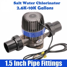 SALT WATER CHLORINE GENERATOR Salt Chlorinator Cell for Spa Pool 2.6/10K gallons