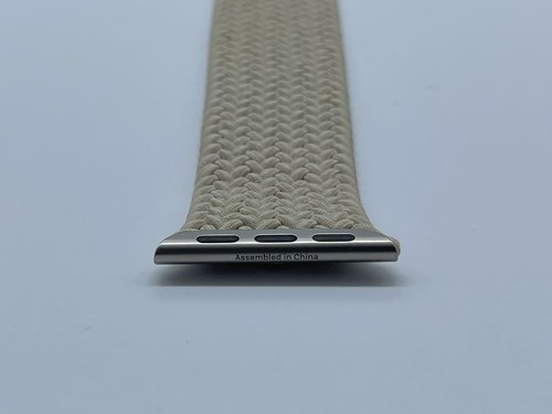 Oryginalny pasek Apple Watch pleciony solo pętla beżowy 41mm 40mm 38mm - NOWY - Zdjęcie 5 z 18