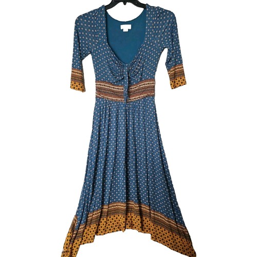 Anthropologie Maeve Halter Tiered Midi Dress Size 6 NWT $160.00 | eBay