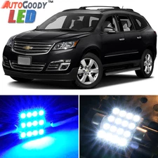 16 x Premium Blue LED Lights Interior Package for Chevy Traverse 2009-2017 +Tool