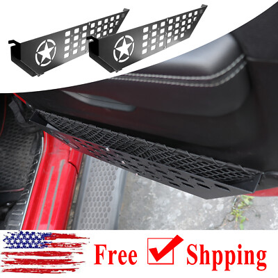 For Jeep Wrangler JL 2018+ Front Dr Side Insert Organizer Box Storage Pockets X2