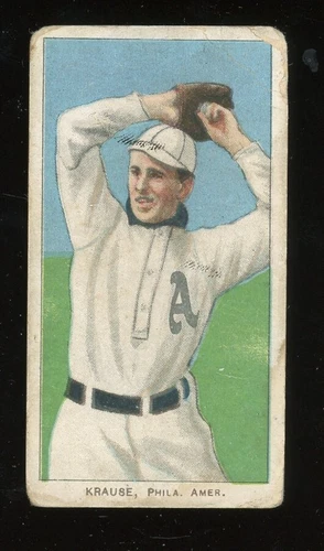 1909-11 T206 Baseball #264 Harry Krause (Pitching) PR